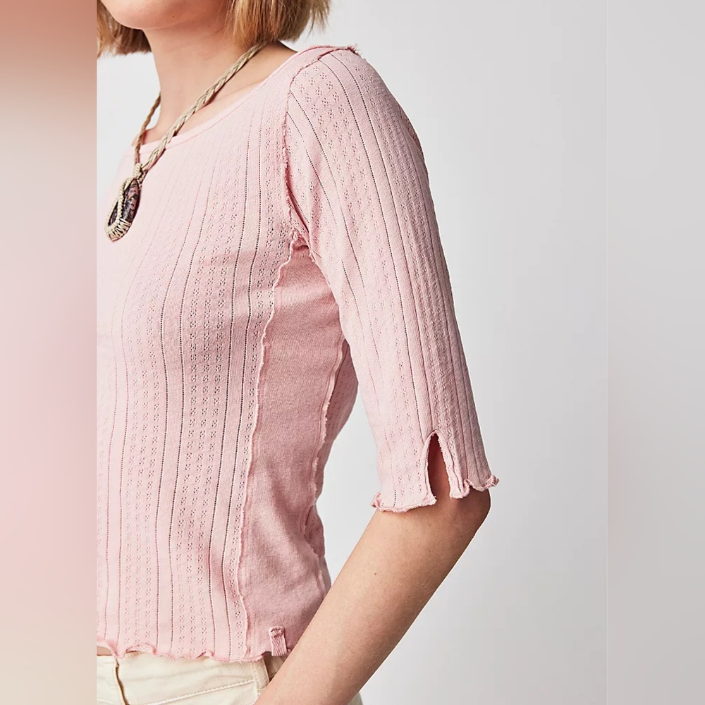FREE PEOPLE We The Free Sweet And Salty Tee NWT - Picture 3 of 9